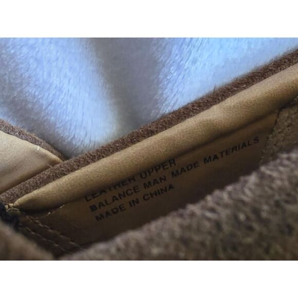 BOC Born Concept Wedge Suede Brown Ankle Clogs Heels Cottagecore Boho Y2K Sz 6.5 - Picture 11 of 13